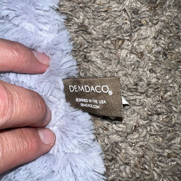 Demdaco Ellery elephant Rattle Blanket Soft Plush Lovey‎ - Picture 2 of 5